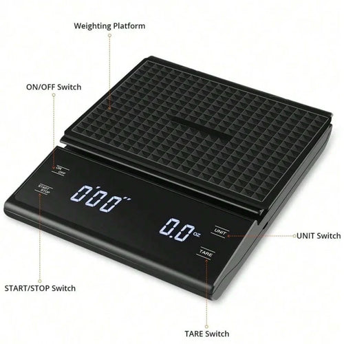 0.1g Auto Timer Coffee Scale